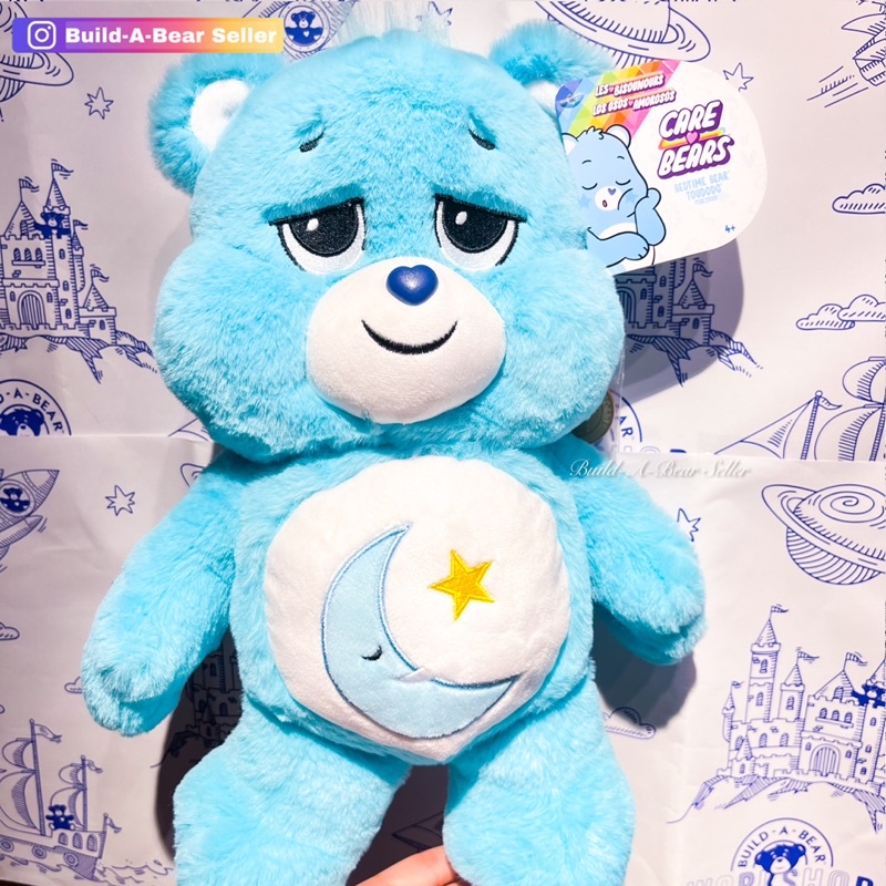 usa-สินค้าขายดี-พร้อมส่ง-ตุ๊กตาแคร์แบร์-carebears-16-นิ้ว-bedtime-bear-ของแท้-นำเข้าจากอเมริกา