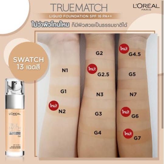 loreal-parisลอรีอัล-ปารีส-ทรู-แมช-ลิควิด-ฟาวเดชั่น-ขนาด-30-มล