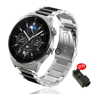 สินค้า Huawei watch GT3 PRO 46 มม. 43 มม. สายสแตนเลส โลหะ สมาร์ทวอทช์ สายนาฬิกาข้อมือ ผู้หญิง ผู้ชาย เข็มขัด