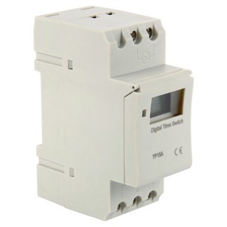 สวิทช์ไฟตั้งเวลา AC 220-240V Digital LCD Power Programmable DIN Timer Time Switch Relay 16A