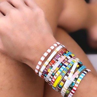 NANA Bracelet For Women Tila Beads Bracelets Gift Pulseras Mujer Moda 2020 Japan Miyuki Beads Rainbow Jewelry wholesale