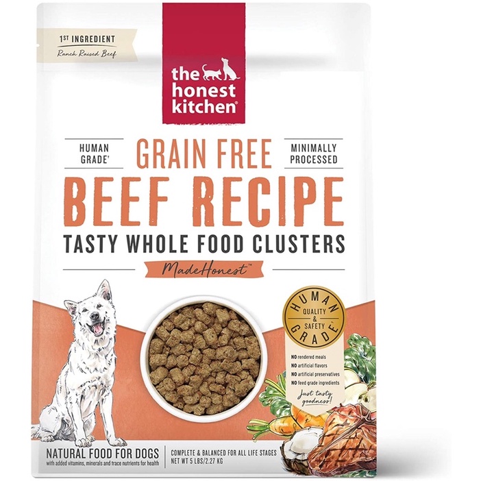 อาหารสุนัข-the-honest-kitchen-whole-food-clusters-สูตร-grain-free-beef-recipe-ขนาด-2-27-kg