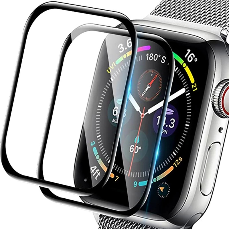 ภาพหน้าปกสินค้าฟิล์มกันน้ํากันรอยหน้าจอสําหรับ Apple Watch 7 5 6 4 3 41มม. 45 38 40 44 42 (ไม่มีกระจกนิรภัย) สําหรับ iWatch 4/5/6/SE