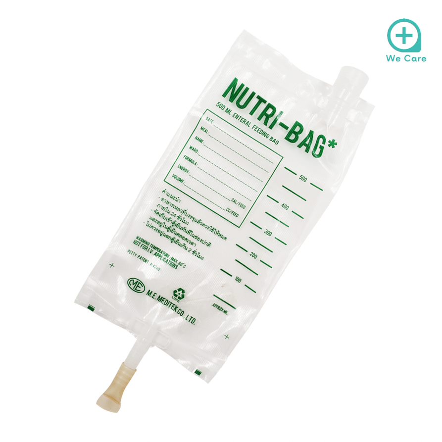 nutribag-ถุงให้อาหารเหลวทางสายยางสำหรับผู้ป่วย-500cc