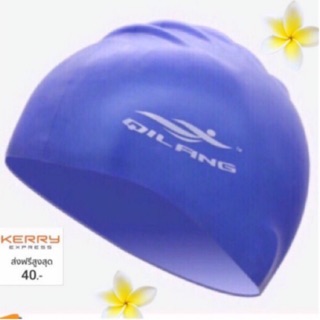 💝 หมวกว่ายน้ำซิลิโคน กันน้ำ100% สำหรับเด็กและผู้ใหญ่