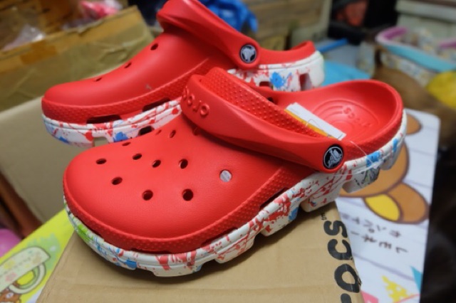 crocs-duet-sport-splastter-graphic-สดใสรับsummer