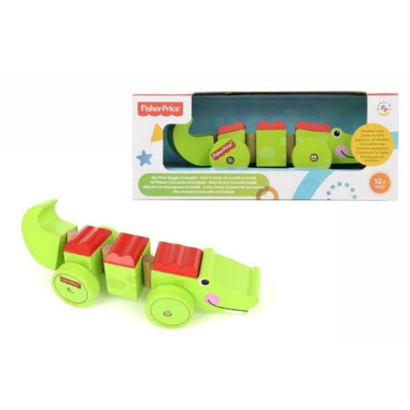 ของเล่นไม้ตัวจระเข้-fisherprice-แท้