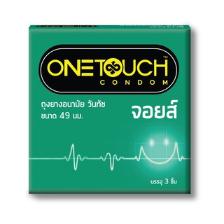 ถุงยางอนามัยวันทัช จอยส์(3ชิ้น) 1กล่อง Onetouch Joys Condom