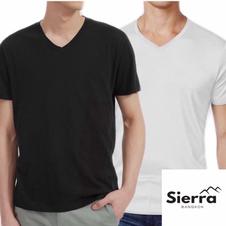 ภาพหน้าปกสินค้าเสื้อคอวี เสื้อคอวีผู้ชาย ไม่หดไม่ย้วย [Sierra Bangkok] ซึ่งคุณอาจชอบสินค้านี้