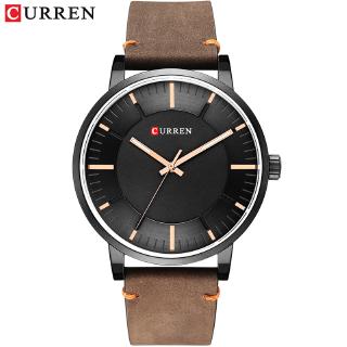 Top Brand CURREN Classic Mens Watches Fashion Analog Quartz Wrist Watch Male Simple Clock Casual Leather Watch Masculino