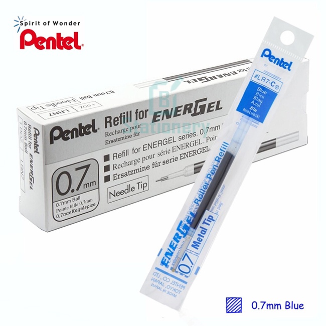ไส้ปากกา-pentel-energel-refill-ขนาด-0-4-0-5-0-7-1-0-รุ่น-lrn4-lrn5-lr7-lr10-ผลิตและนำเข้าจากประเทศญี่ปุ่น-made-in-japan