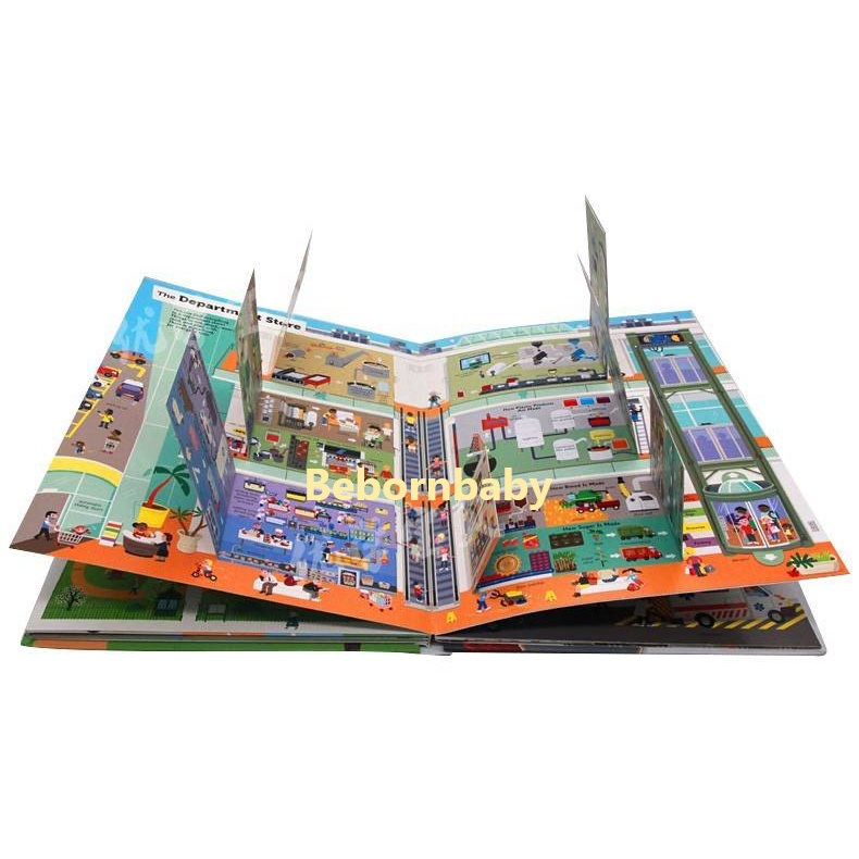 หนังสือเด็กส่งเสริมทักษะ-the-ultimate-book-of-cities-รวมคำศัพท์เกี่ยวกับชุมชนเมือง