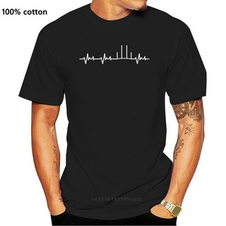 เสื้อยืดแขนสั้นลําลอง คอกลม ผ้าฝ้าย 100% พิมพ์ลาย Afl Heartbeat Stylisches สไตล์ฮิปสเตอร์ สําหรับผู้ชาย