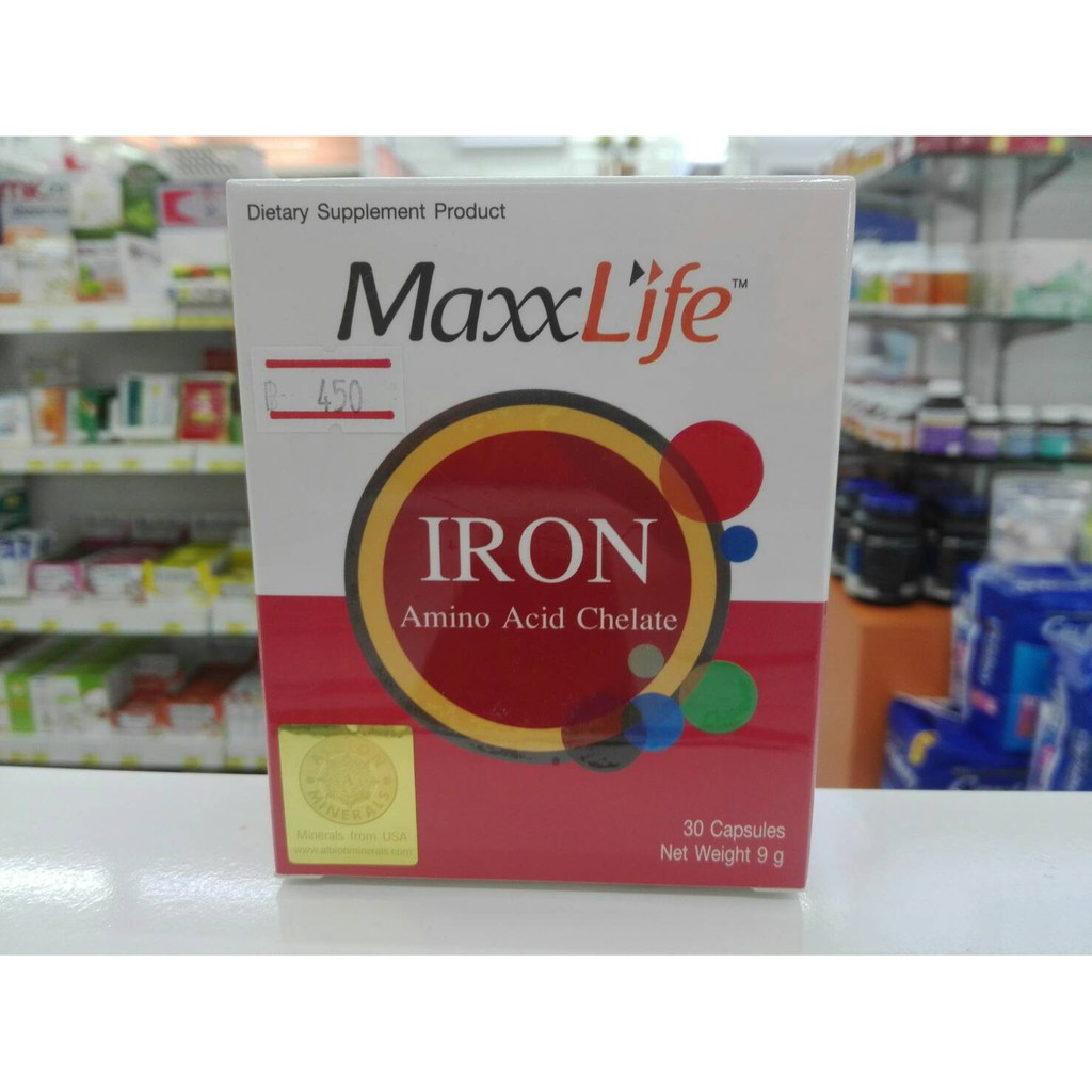 maxxlife-iron-amino-acid-chelate-30แคปซูล-แม็กซ์ไลฟ์-ไอรอน-อะมิโน-แอซิด-คีเลต