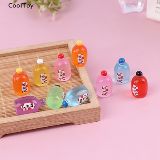 Cooltoy ขวดไวน์ผลไม้จิ๋ว 1:12 อุปกรณ์เสริม สําหรับบ้านตุ๊กตา 10 ชิ้น