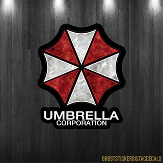 ภาพหน้าปกสินค้า02สติกเกอร์โลโก้Umbrella Corporation งานพิมพ์ Resident Evil/Bio Hazard แต่งรถ มอเตอร์ไซค์ ซึ่งคุณอาจชอบราคาและรีวิวของสินค้านี้