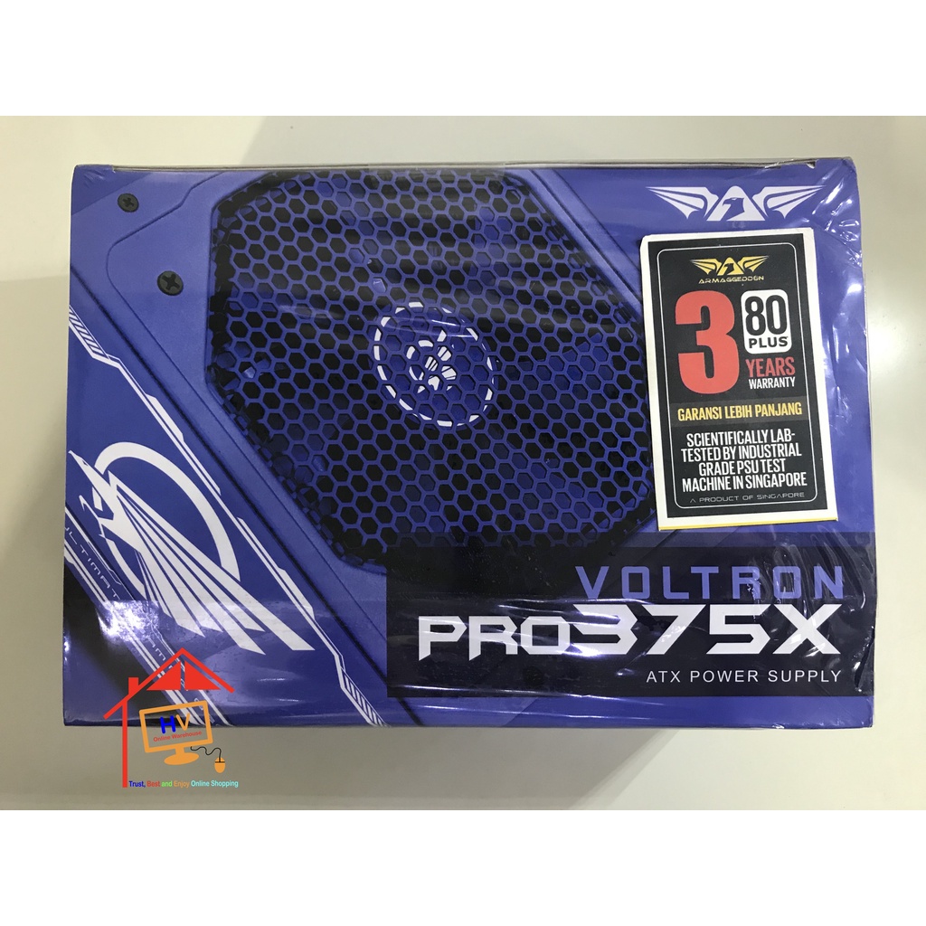Armaggeddon Voltron Pro 375X แหล่งจ่ายไฟ/PSU - สีฟ้า | Shopee Thailand