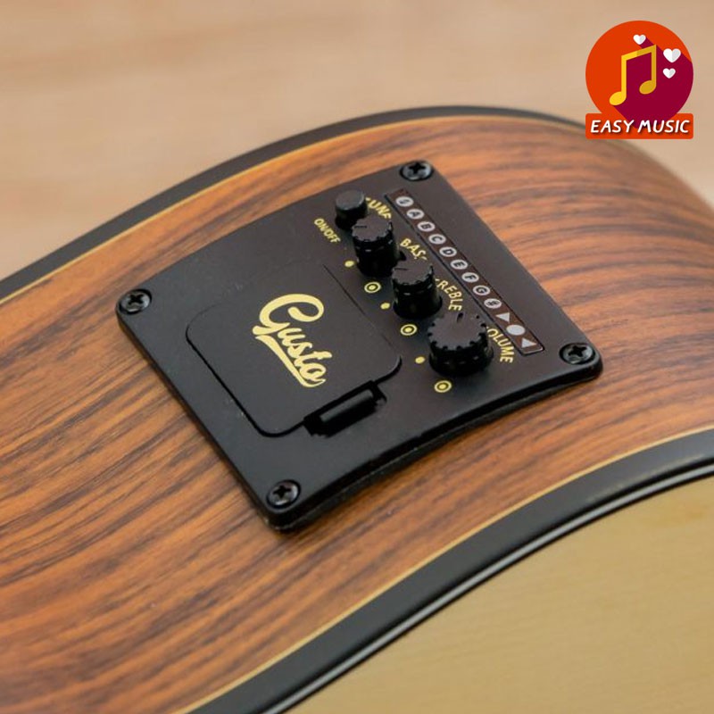 กีตาร์โปร่งไฟฟ้า-gusta-om2ce-acoustic-electric-guitar