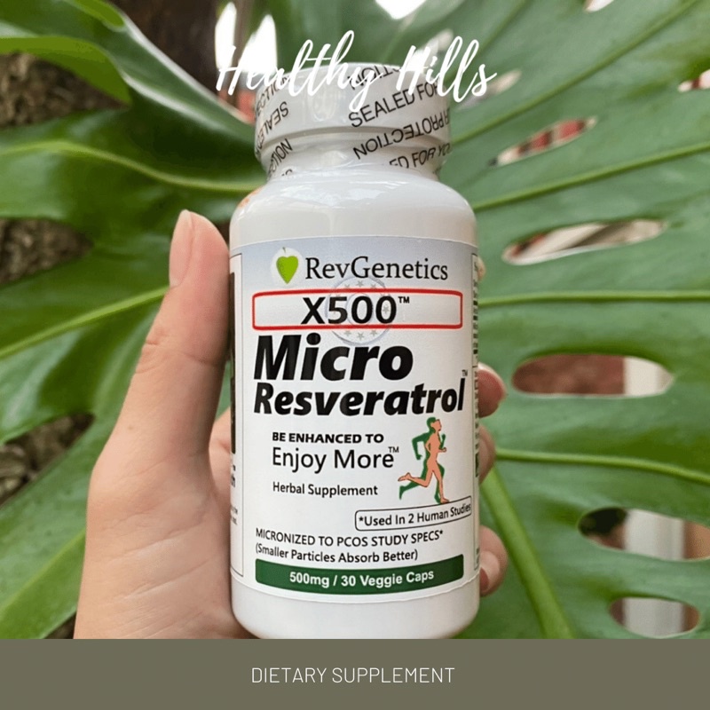 RevGenetics x500 MicroResveratrol เรสเวอราทรอล | Shopee Thailand