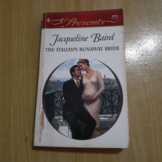 The Italians Runaway Bride written by Jacqueline Baird