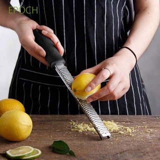 EPOCH Multi-purpose Cheese Grater Tools Kitchen Gadgets Fruit Peeler Zester Portable 8 Inch Rectangle Chocolate Lemon Stainless Steel/Multicolor