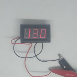 Digital Voltage Meter 0.56 นิ้ว 4.5V - 30V DC ดิจิตอลโวลต์มิเตอร์ แบบ 2 สาย สีแดง