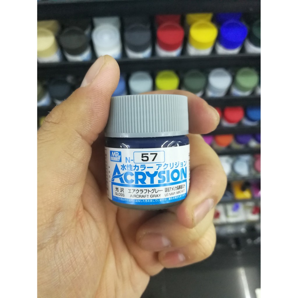 สีสูตรน้ำ-mr-acrysion-color-n57-aircraft-gray-us-navy-aircraft-gloss-10ml