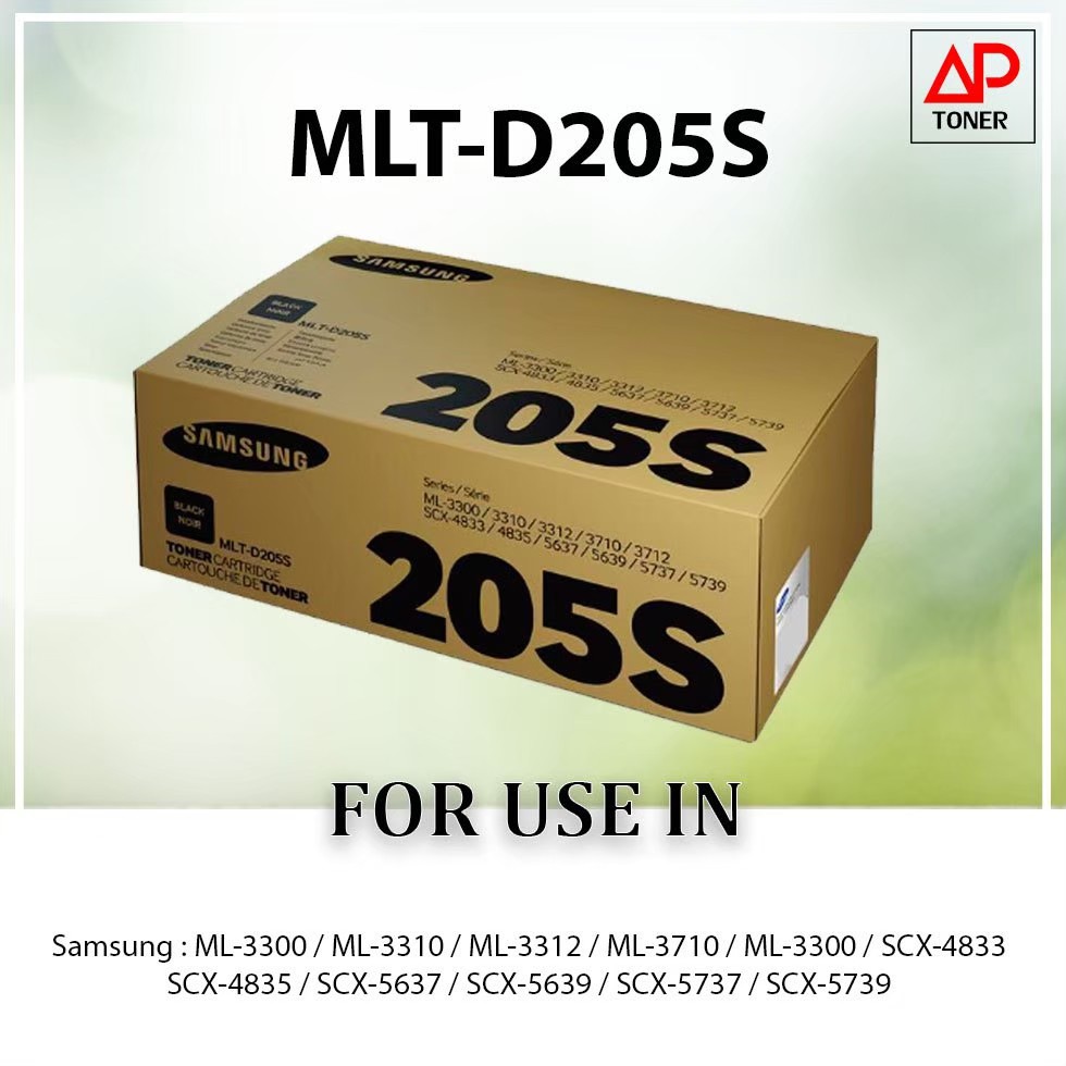 มีสินค้า-หมึกแท้-100-samsung-205s-mlt-d205s-ตลับหมึกโทนเนอร์-สีดำ-ของแท้-black-original-toner-cartridge-mlt-d205s