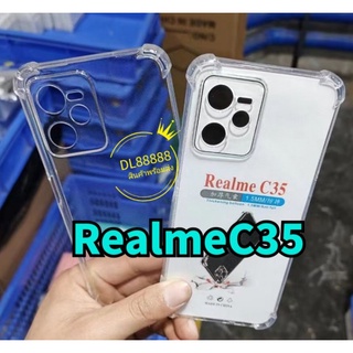 Realme 10T ✨เคสใสกันกระแทกคลุมกล้อง For Realme C35 / C31 / 9 Pro Plus / 9i / 9Pro / Narzo 50A Prime C30 C30s C33 C55 C53