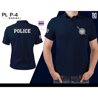 สินค้า PL P-4 เสื้อโปโลตำรวจ งานปัก เนื้อผ้าจูติTK  [ มีเก็บเงินปลายทาง ]