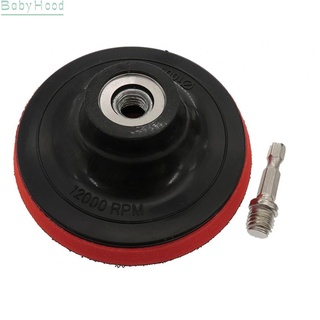 【Big Discounts】100mm Hook &amp; Loop BACKING PAD For Sanding Discs Angle Grinder Drill Rubber Flat#BBHOOD