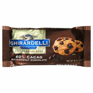 Ghirardelli Chocolate Premium Baking Chips 60% 283g ไม่รับประกันสินค้าละลาย ไม่รับการคืนสินค้า