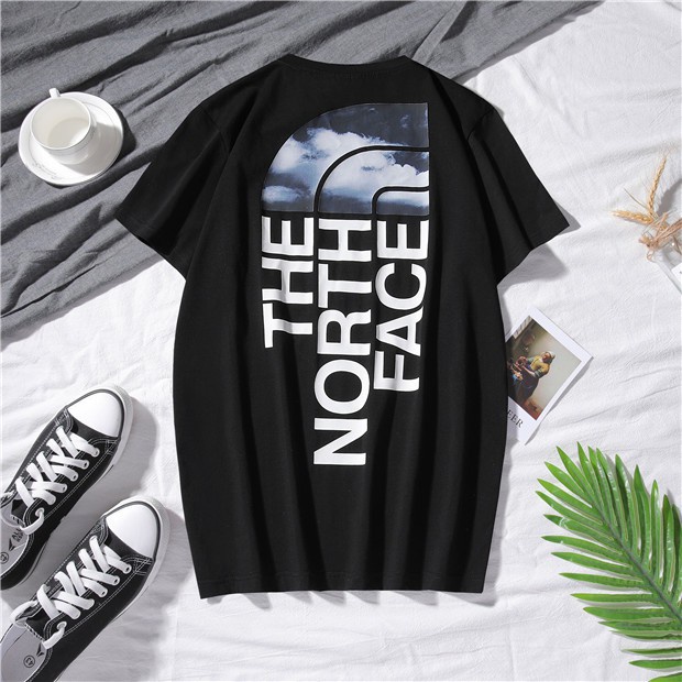the-north-face-เสื้อยืดแขนสั้นลําลอง-ผ้าฝ้าย-พิมพ์ลาย-สําหรับผู้ชาย-และผู้หญิง
