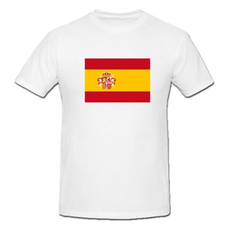 Russia FIFA World Cup 2018 Spain Flag Sport T-shirt-Men/Women