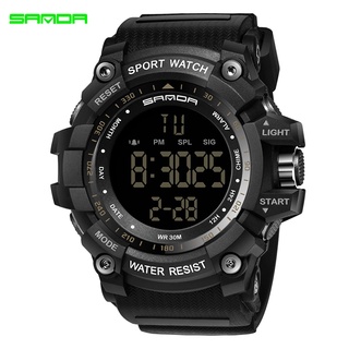 SANDA Military Electronic Watch Men Waterproof Sport Wrist Watches LED Digital Watches Shock Resist Clock relogio mascul