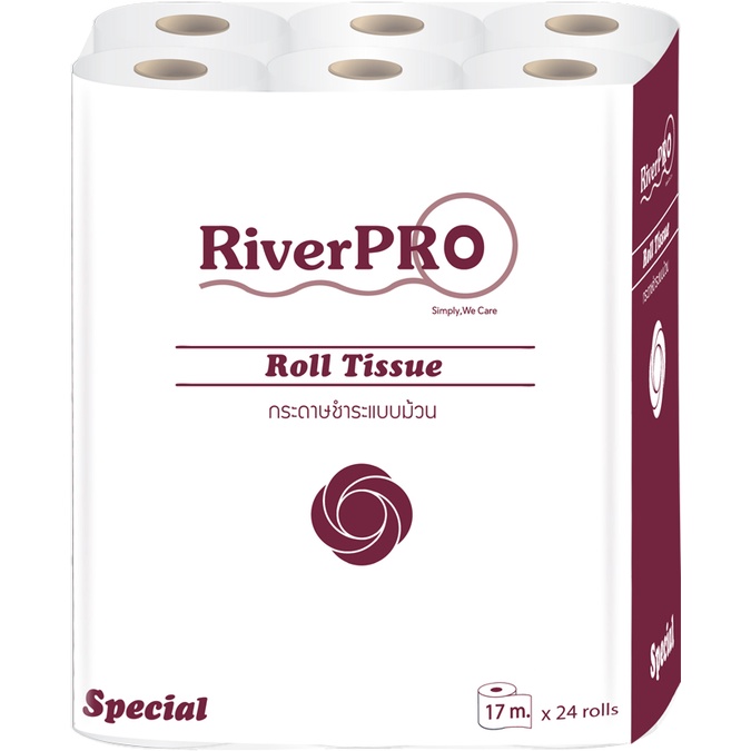 กระดาษชำระม้วน-riverpros-ริเวอร์โปร์สเปเชียล-แพ็ค-24-ม้วน