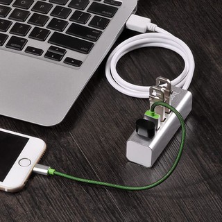 HOCO HB1 Four USB 2.0 ports hub charging and data transfer support 80cm cable circuit protection USB HUB