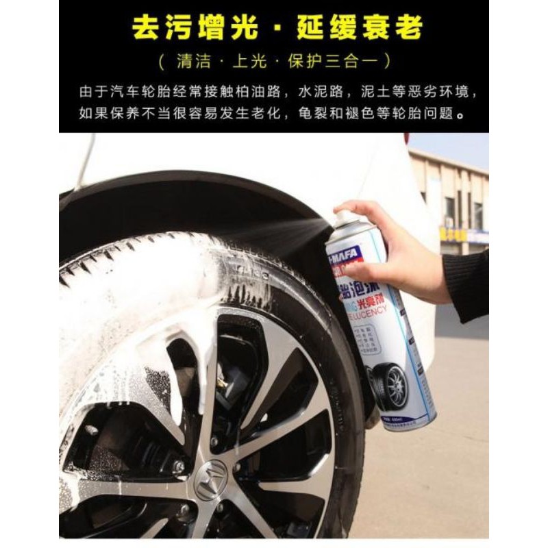 tire-wheel-washing-spray-สเปรย์ทำความสะอาดล้อรถและยาง