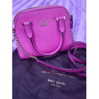 กระเป๋าสะพาย Kate spade  สีชมพู size mini