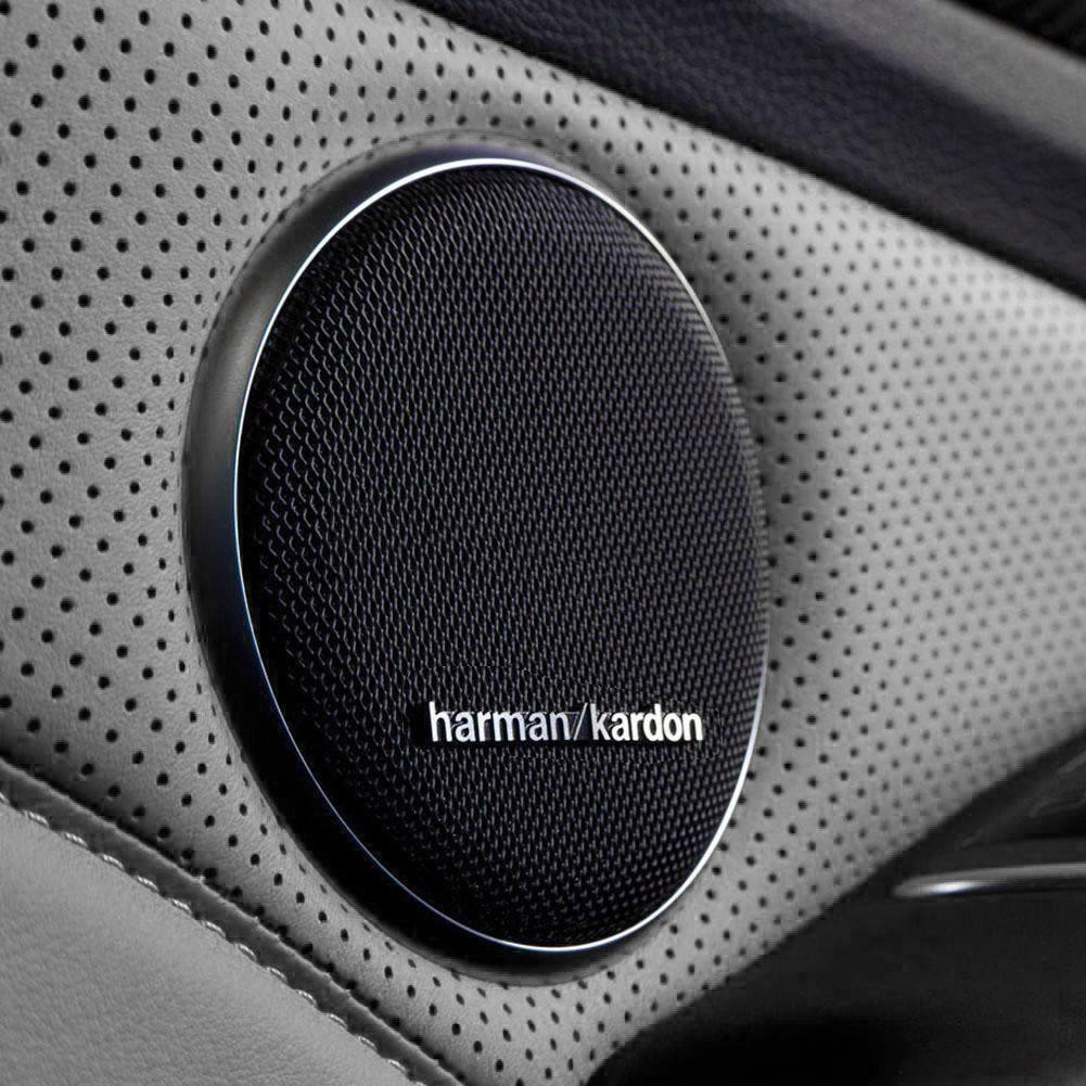 ภาพหน้าปกสินค้าสติกเกอร์ติดป้าย Harman Kardon Emblem สำหรับเครื่องเสียงรถยนต์ BMW VW Benz จากร้าน epay.th บน Shopee