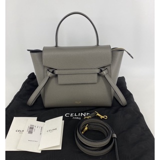 Like newwww celine nano beltbag grey y.19