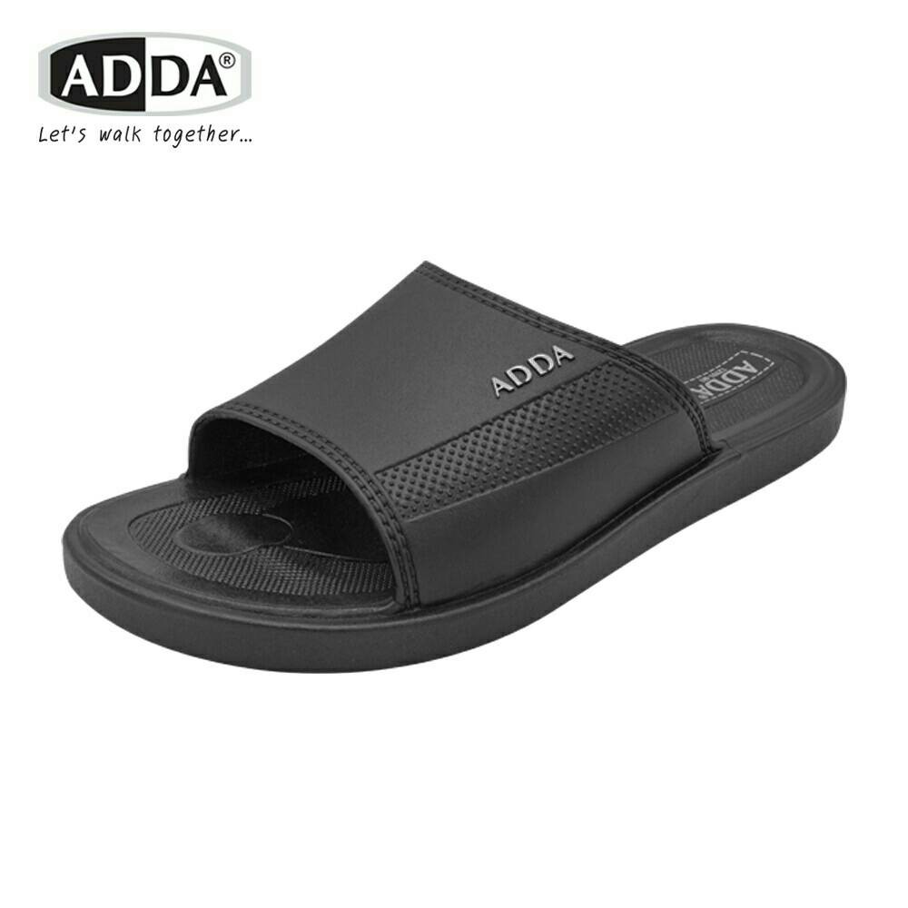 adda-12ํy01-รองเท้ายางแบบสวม-สีดำ-ไซส์-7-10