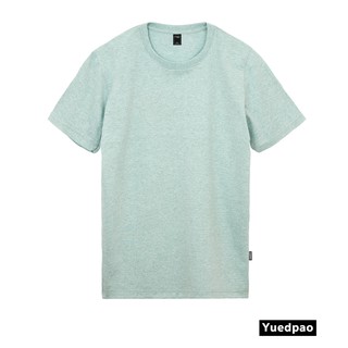 Yuedpao ยอดขาย No.1 รับประกันไม่ย้วย 2 ปี ผ้านุ่ม เสื้อยืดเปล่า เสื้อยืดสีพื้น เสื้อยืดคอกลม_สีเขียวท็อปดราย