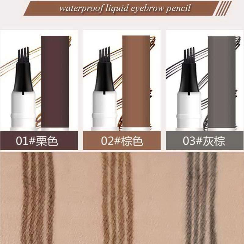 ของแท้-พร้อมส่งกดเลย-hot-สุดๆ-หัวแปรง-4-แฉก-novo-liquid-eyebrow-pencil-ปากกาสักคิ้ว-ที่เขียนคิ้ว-รหัสสินค้า-65033