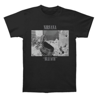 เสื้อยืดผู้ชาย เสื้อเชิ้ต Gildan | Nirvana Bleach สีดํา S-5XL