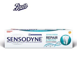 Sensodyne Repair &amp; Protect Toothpaste 100 g เซ็นโซดายน์ ยาสีฟันรีแพร์&amp;โพรเทคท์ 100 กรัม (เลือกสูตรได้)
