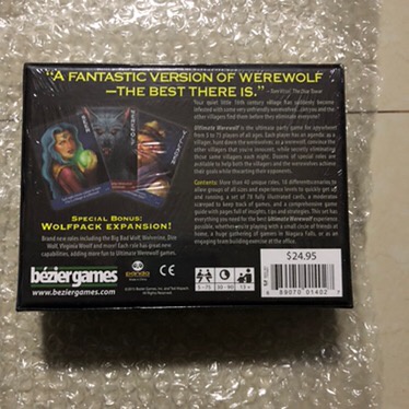 ภาพหน้าปกสินค้าUltimate Werewolf : Deluxe Edition Board Game (ภาษาอังกฤษ) - บอร์ดเกม เกมล่าปริศนามนุษย์หมาป่า จากร้าน senergy0 บน Shopee