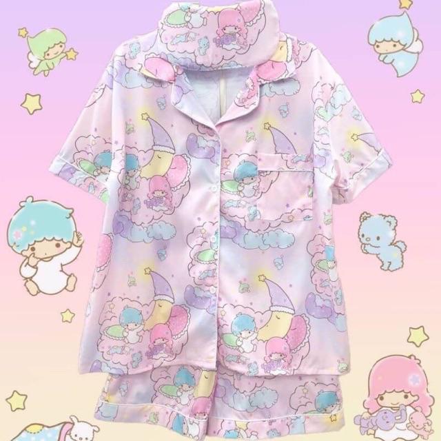 ชุดนอน Little Twin มี 3 ลาย | Shopee Thailand