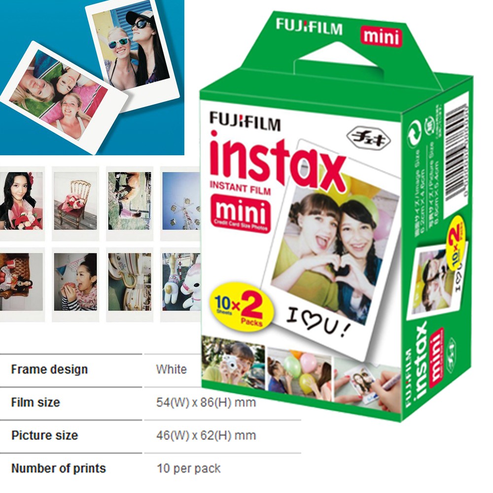 ภาพหน้าปกสินค้าหมดอายุ 2023 ฟิล์ม Fuji instax mini สำหรับกล้องโพลาลอย จากร้าน 360zone.th บน Shopee