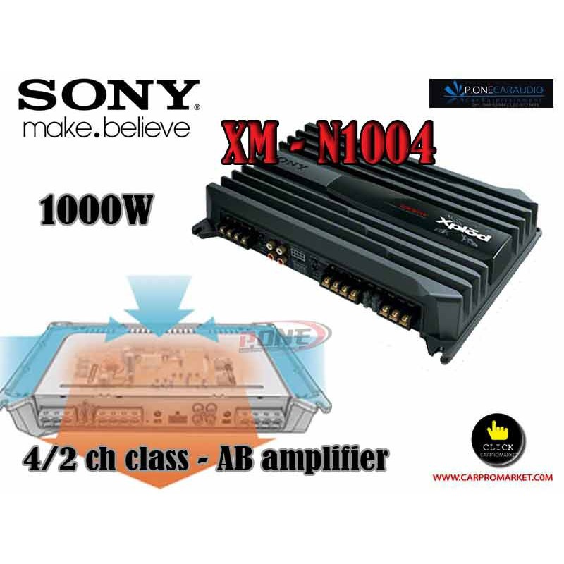 sony-xm-n1004-เพาเวอร์แอมป์-4ชาแนล-กำลังขับสูงสุด-1000วัตต์-max